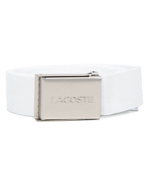 Lacoste buckle-fastening belt