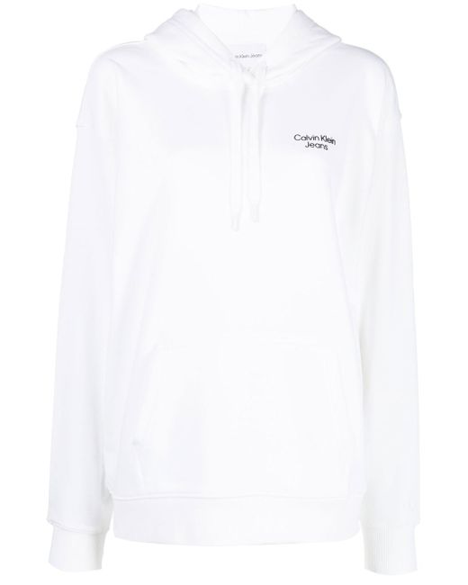 Calvin Klein Jeans logo-print hoodie