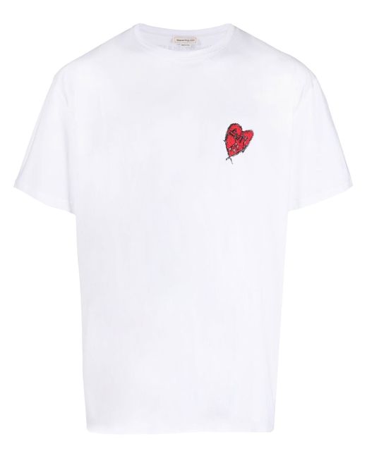 Alexander McQueen logo print cotton T-shirt