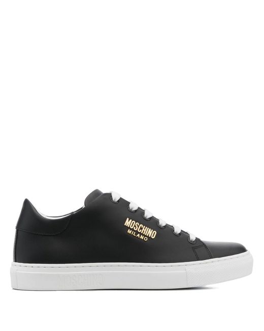 Moschino leather low-top sneakers