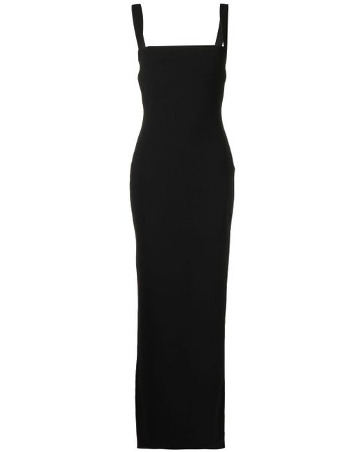 Solace London square-neck sleeveless gown