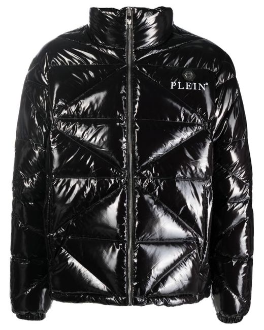 Philipp Plein padded high-shine jacket