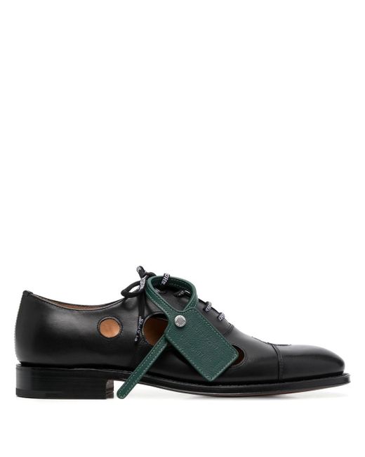 Off-White x Churchs Meteor-holes leather Oxford shoes