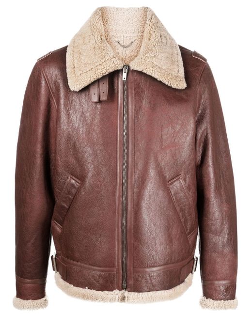 Golden Goose Sherling leather jacket