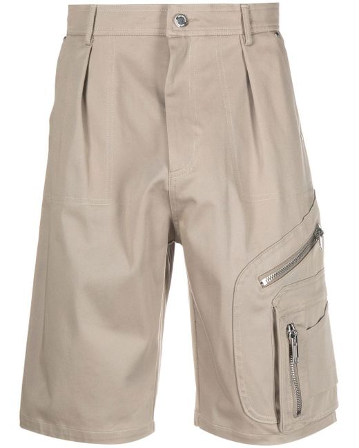 Les Hommes knee-length cargo shorts