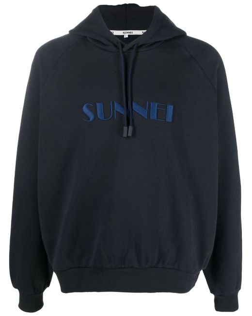 Sunnei logo drawstring hoodie