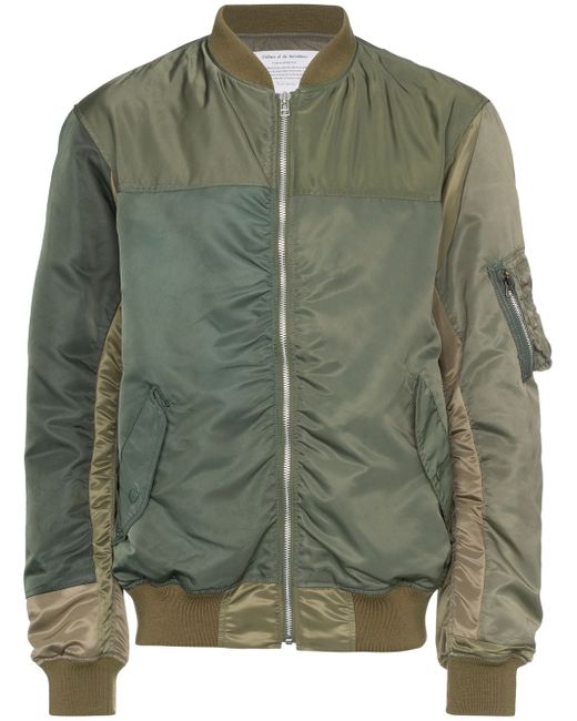 Children of the discordance MA-1 panelled bomber jacket
