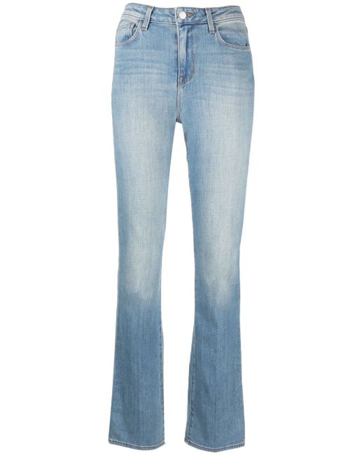 L'agence straight-leg denim jeans