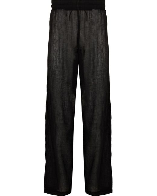 Our Legacy semi-sheer loose-fit trousers