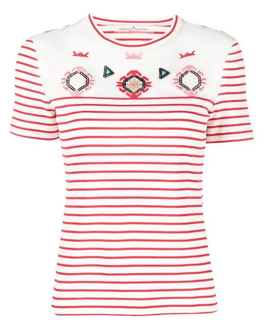 Ermanno Scervino striped short-sleeve T-shirt