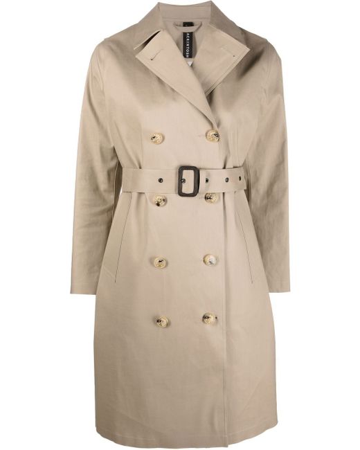 Mackintosh MORNA Fawn Bonded Cotton Trench Coat