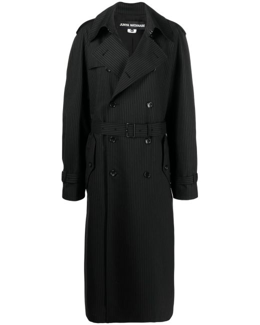 Junya Watanabe belted double-breasted trench coat