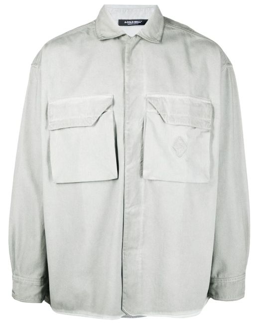 A-Cold-Wall flap-pockets cotton overshirt