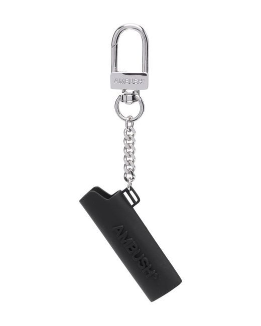 Ambush lighter case brass keychain