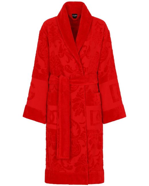 Dolce & Gabbana long sleeve bath robe