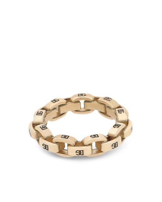 Dolce & Gabbana DG logo Chain ring