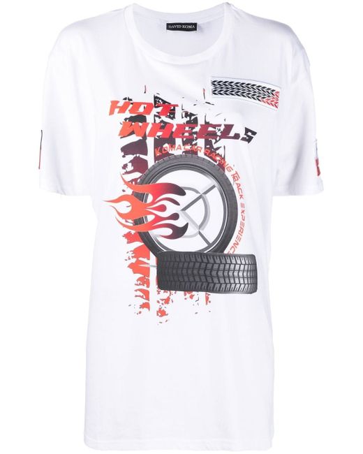 David Koma Hot Wheels graphic T-shirt