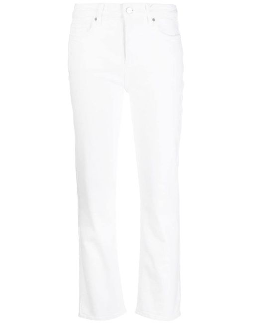 Paige mid-rise cropped slim jeans