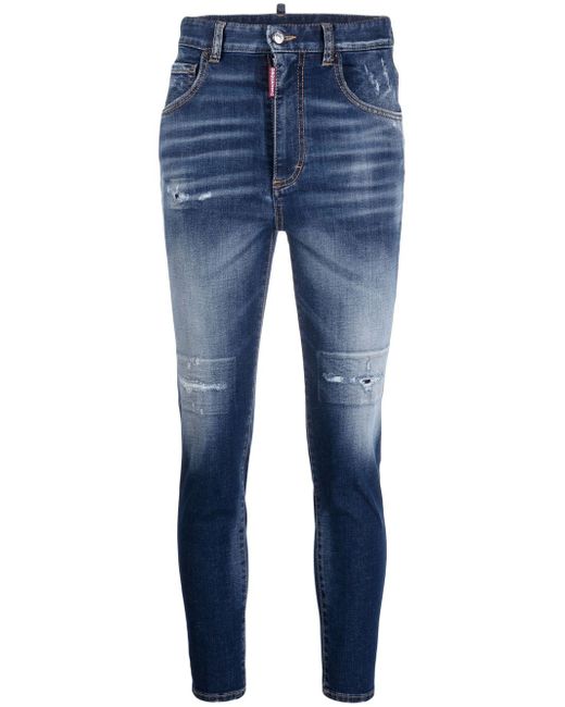 Dsquared2 high-waisted slim-cut jeans