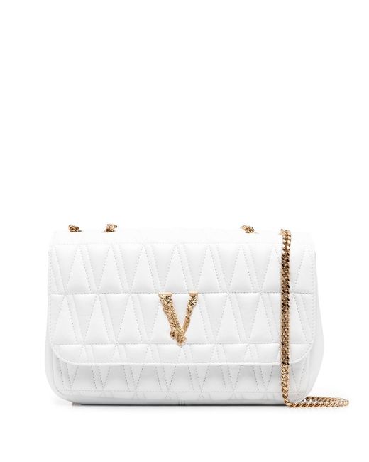 Versace Virtus quilted shoulder bag
