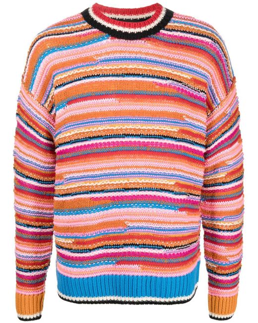Dsquared2 striped wool-blend jumper