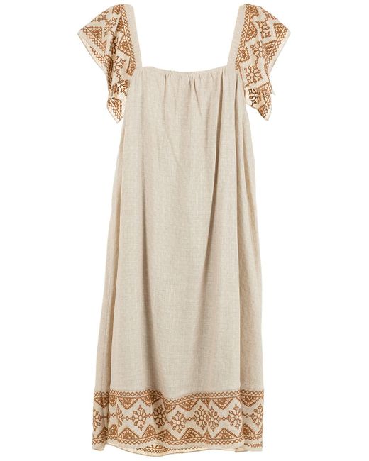 Olympiah intarsia-print dress