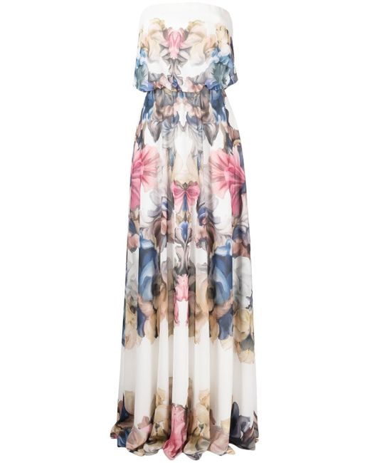 Saiid Kobeisy chromatic-print maxi dress