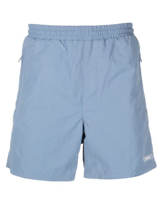 Helmut Lang logo-patch slip-on swim shorts