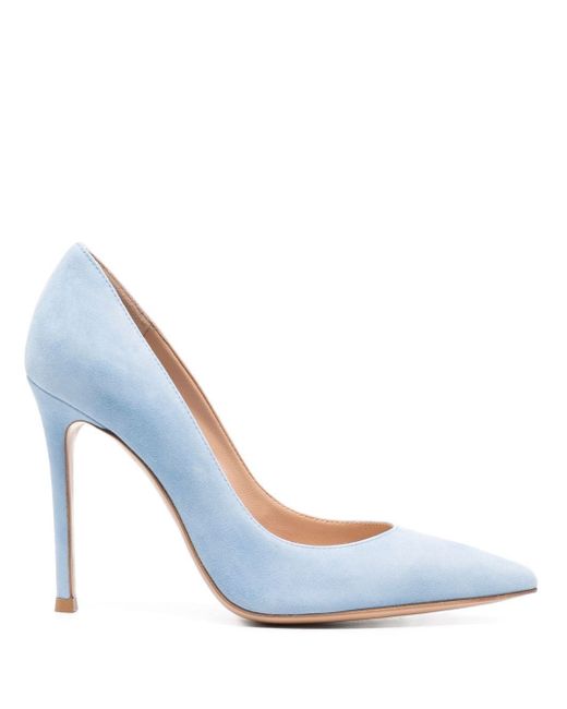 Gianvito Rossi pointed suede pumps