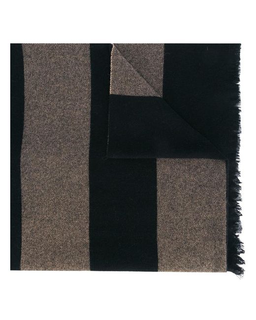 Mp Massimo Piombo striped scarf Virgin Wool/Polyimide