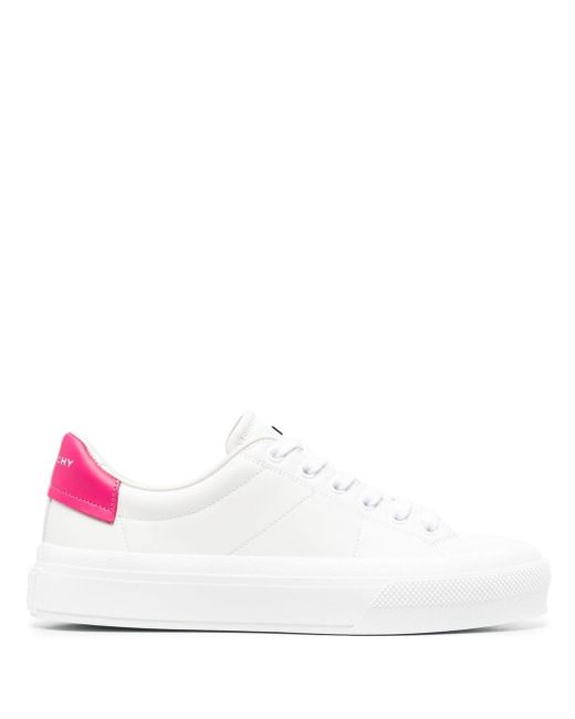 Givenchy contrast-heel low-top sneakers