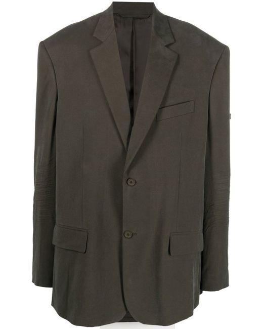 Balenciaga wrinkled-detailing oversized blazer