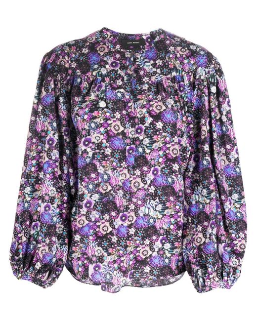 Isabel Marant Zara floral-print blouse