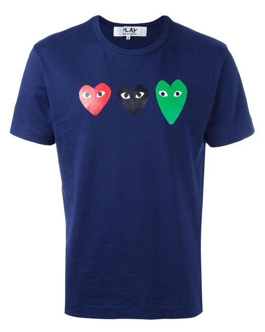 Comme Des Garçons Play heart print T-shirt Small