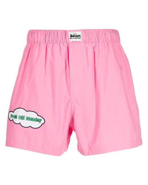 DUOltd logo-print boxer shorts