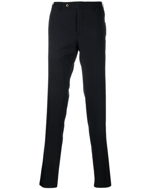 PT Torino tailored-cut tapered trousers