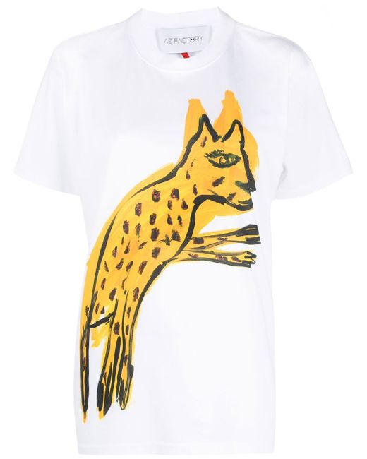 Az Factory Pouncing Cheetah print T-shirt