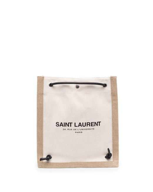 Saint Laurent canvas drawstring backpack