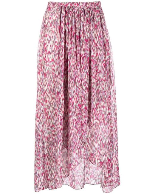 Isabel Marant Etoile asymmetric draped skirt