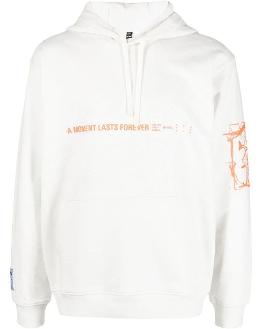 McQ Alexander McQueen slogan-print graphic hoodie