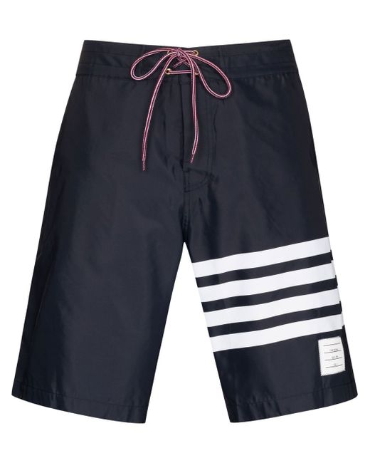 Thom Browne 4-Bar board shorts