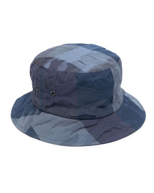 Mackintosh PELTING Navy Camo Nylon Bucket Hat ACC-HA05