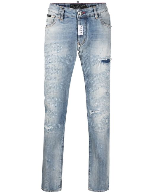 Philipp Plein Premium distressed-detail jeans