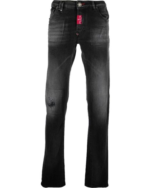 Philipp Plein logo-plaque skinny-cut jeans