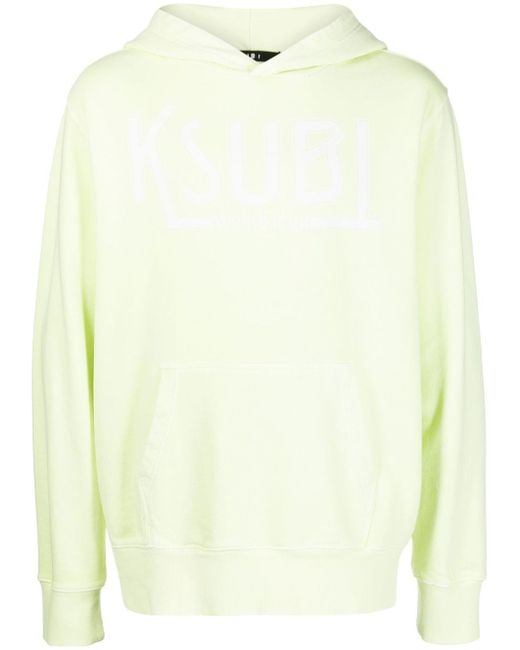Ksubi logo-print cotton hoodie