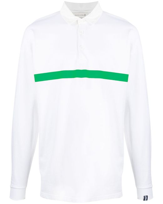 Mackintosh horizontal-stripe rugby sweatshirt