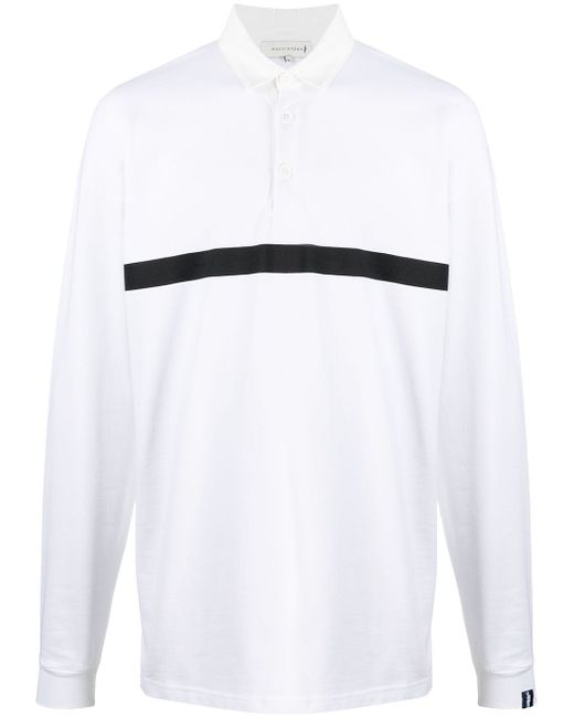 Mackintosh horizontal-stripe rugby sweatshirt