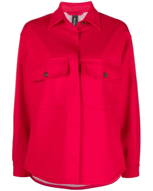 Mackintosh LORRIANE Scarlet Cotton Overshirt Jacket