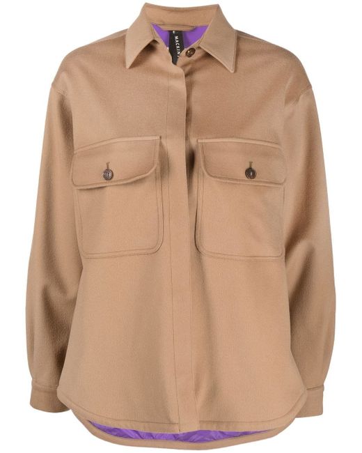 Mackintosh LORRIANE Light Camel Cotton Overshirt Jacket