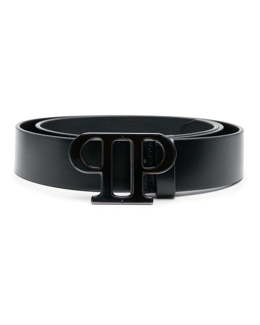 Philipp Plein logo-buckle leather belt